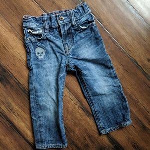 Baby Gap boys skull jeans